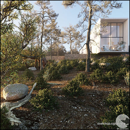 别墅室外场景素材之家精选3D模型By Pham Minh Quang