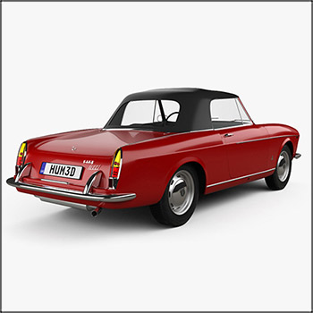 菲亚特1600 S敞蓬车1963 素材之家精选3D模型