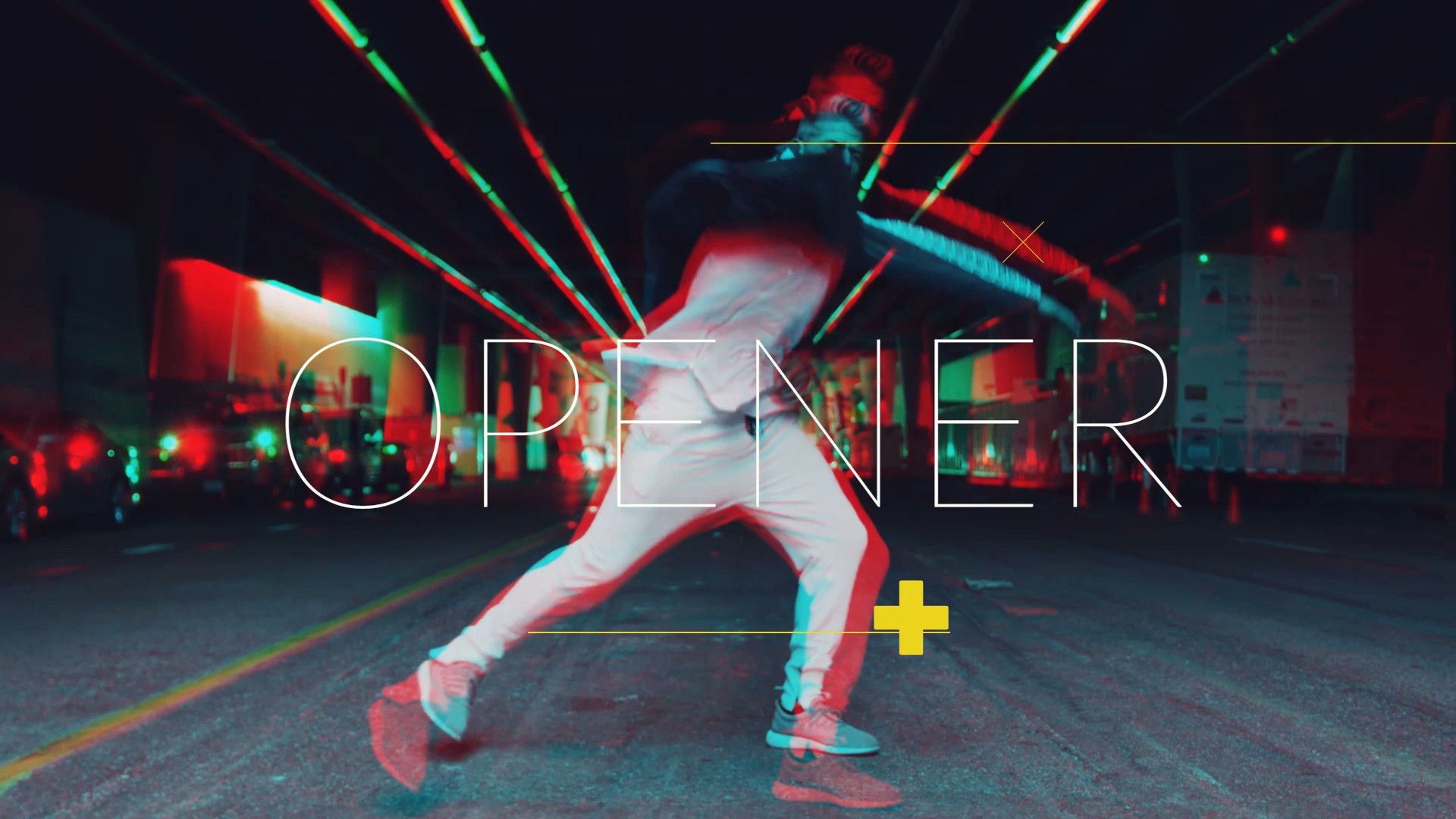 充满活力素舞蹈宣传动画素材库推荐PR模板