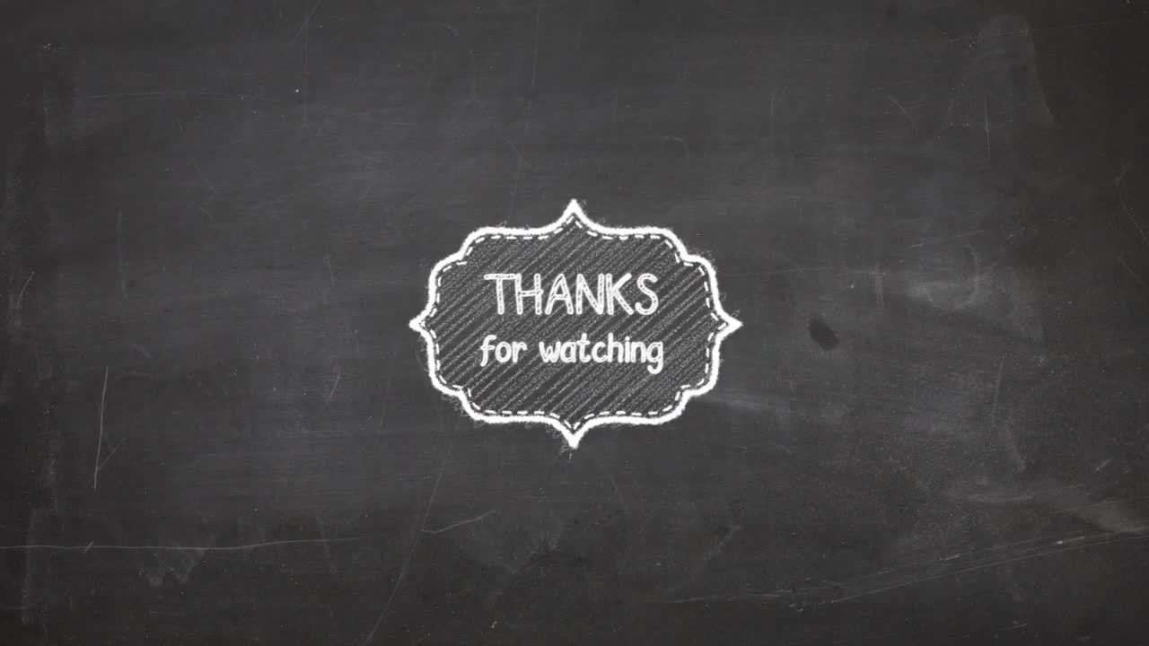 17个独特有趣优雅粉笔标题素材库精选AE模板