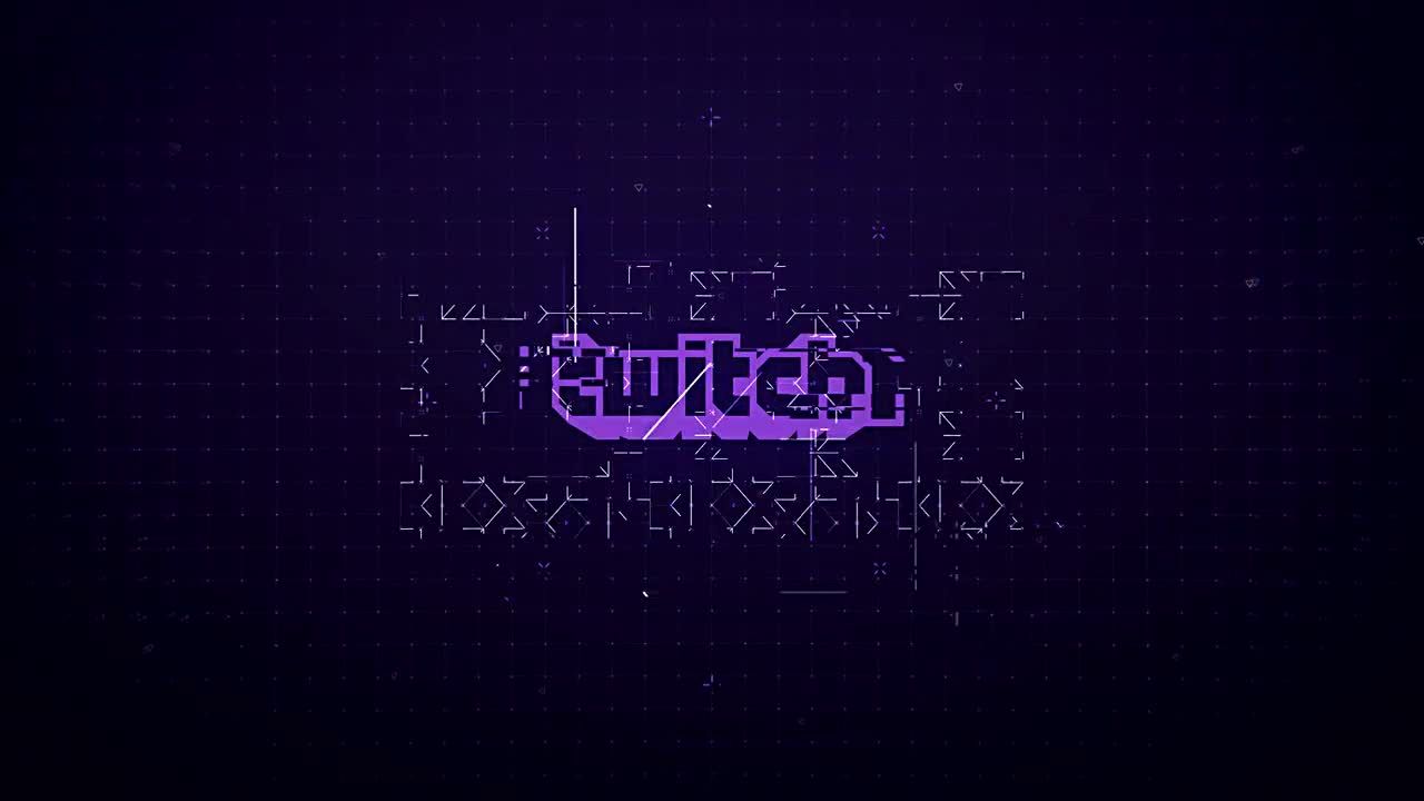 快速且充满活力的超模式数字网络徽标素材库精选AE模板