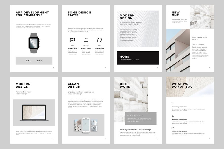 创意视觉设计品牌PPT幻灯片模板 NORS Vertical Powerpoint + 20 Photos插图(6)
