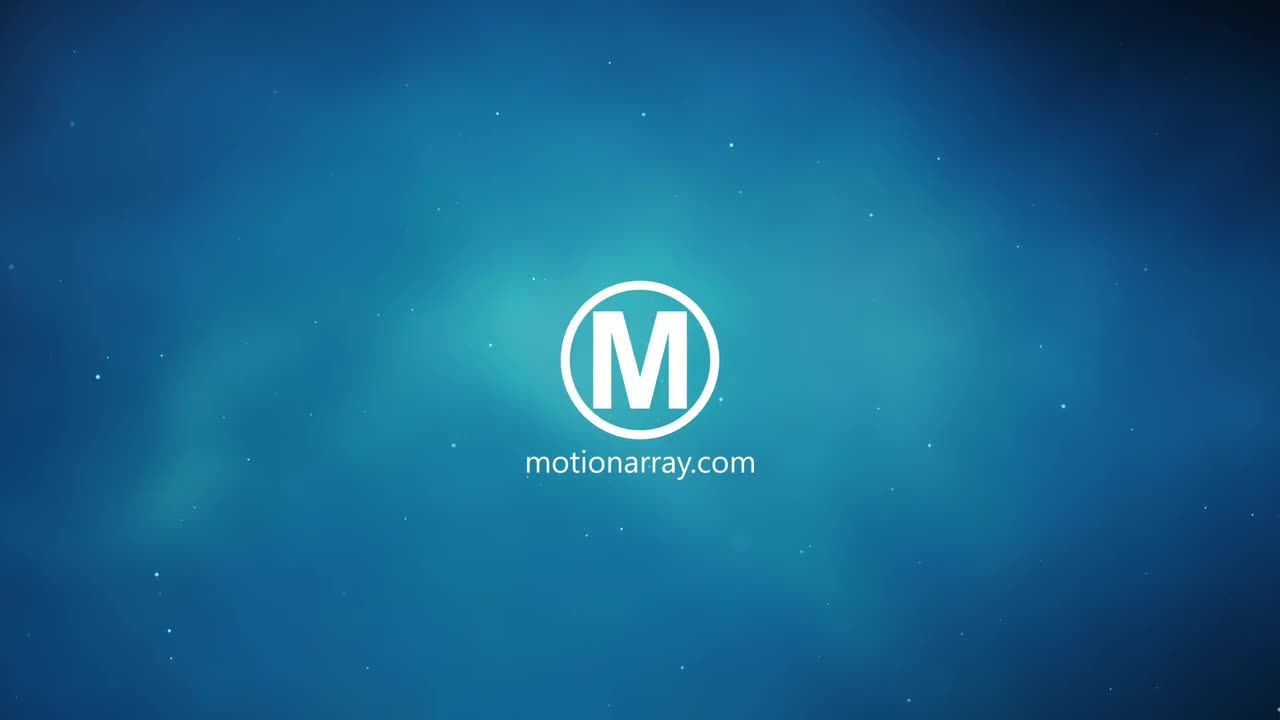 动态飘散绿色叶子logo特效素材库精选AE模板