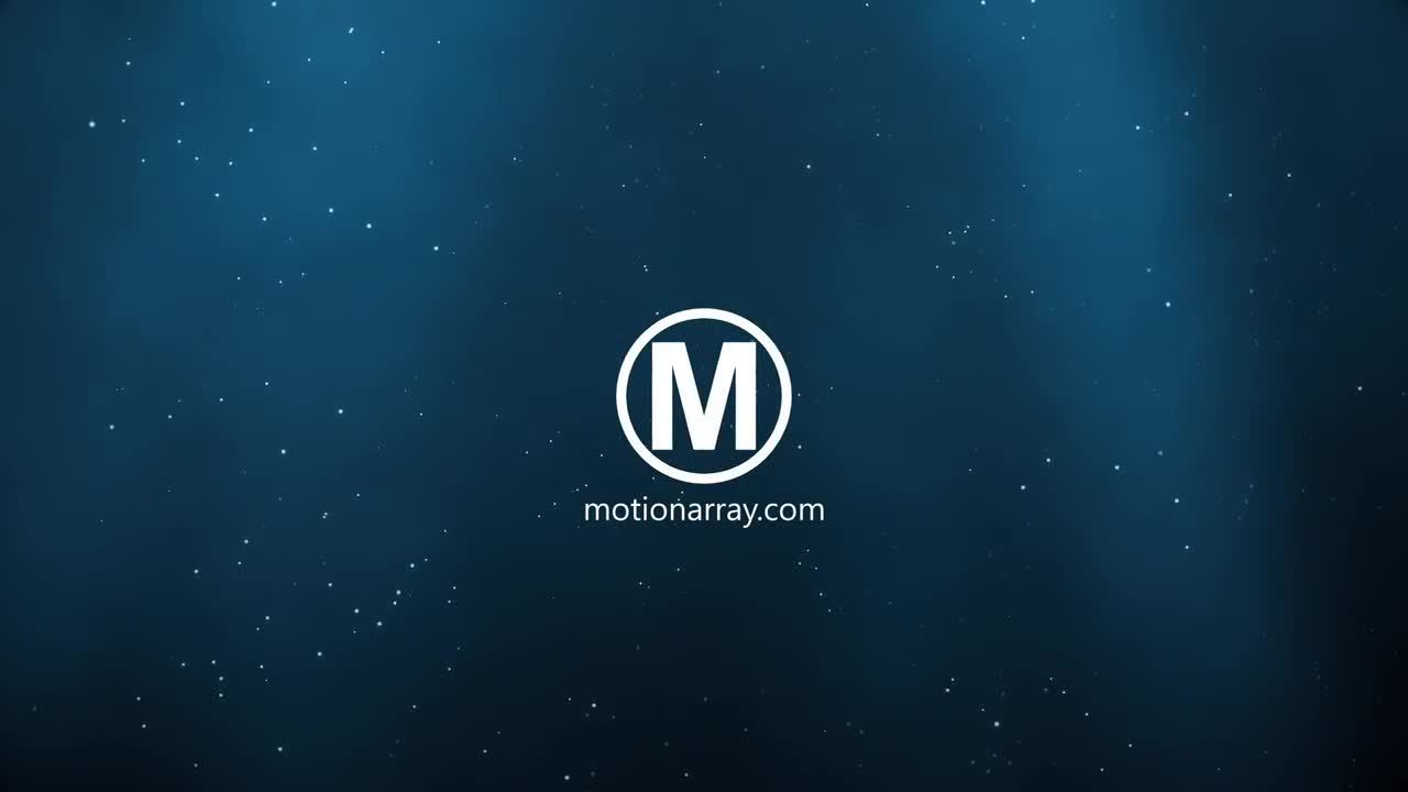 动态动画雪粒徽标素材库精选AE模板