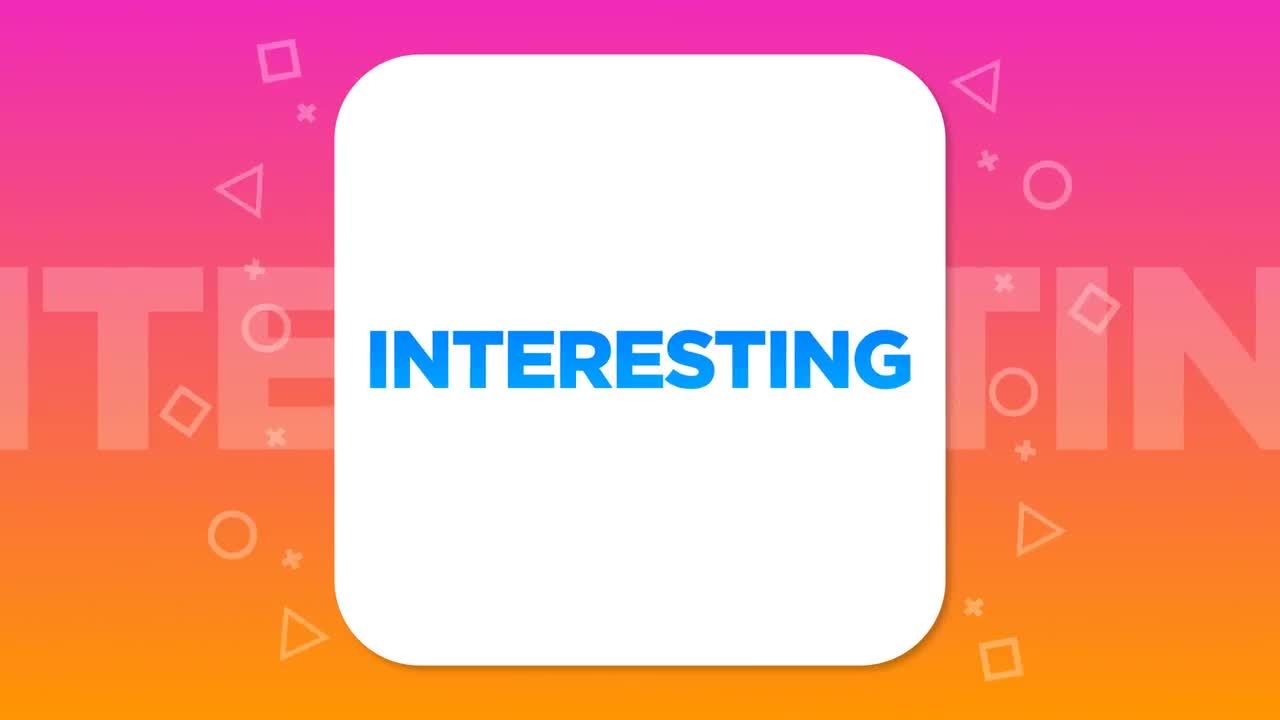 时尚渐变幻灯片文本效果展示ae模板