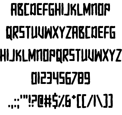 Loudhailer font插图1 Loudhailer font插图1