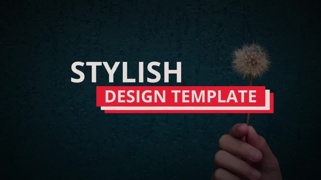 12个创意简单动画的全屏标题素材库精选AE模板