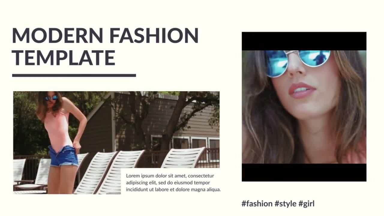 照片时尚幻灯片展示素材库精选AE模板