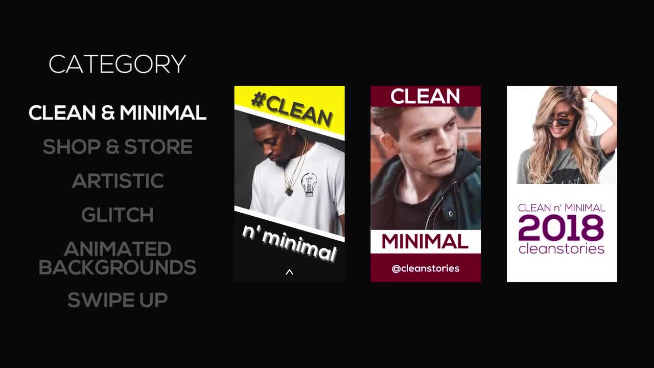 9个独特的ins故事创意文字动画素材库推荐PR模板