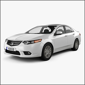 本田汽车Honda Accord Sedan 2011 素材之家精选3D模型