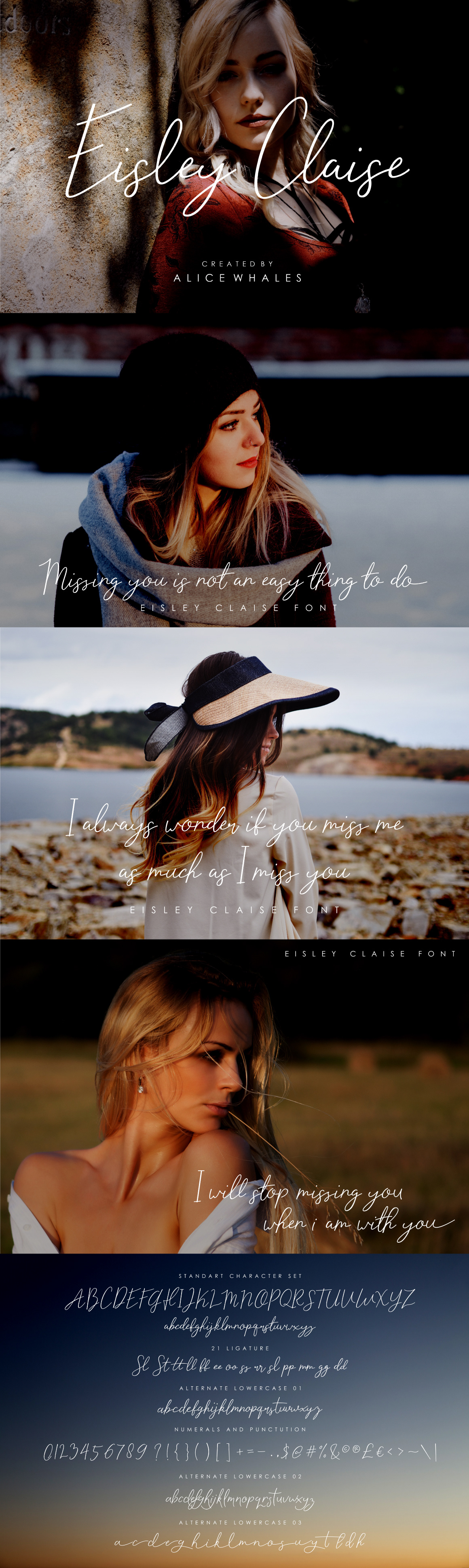 Eisley Claise Font插图