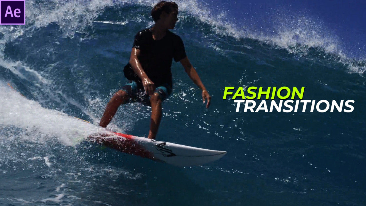 独特的的时尚过渡素材库精选AE模板