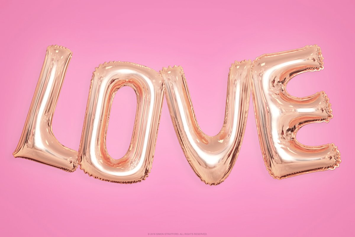 Yeah foil balloon colour font插图3