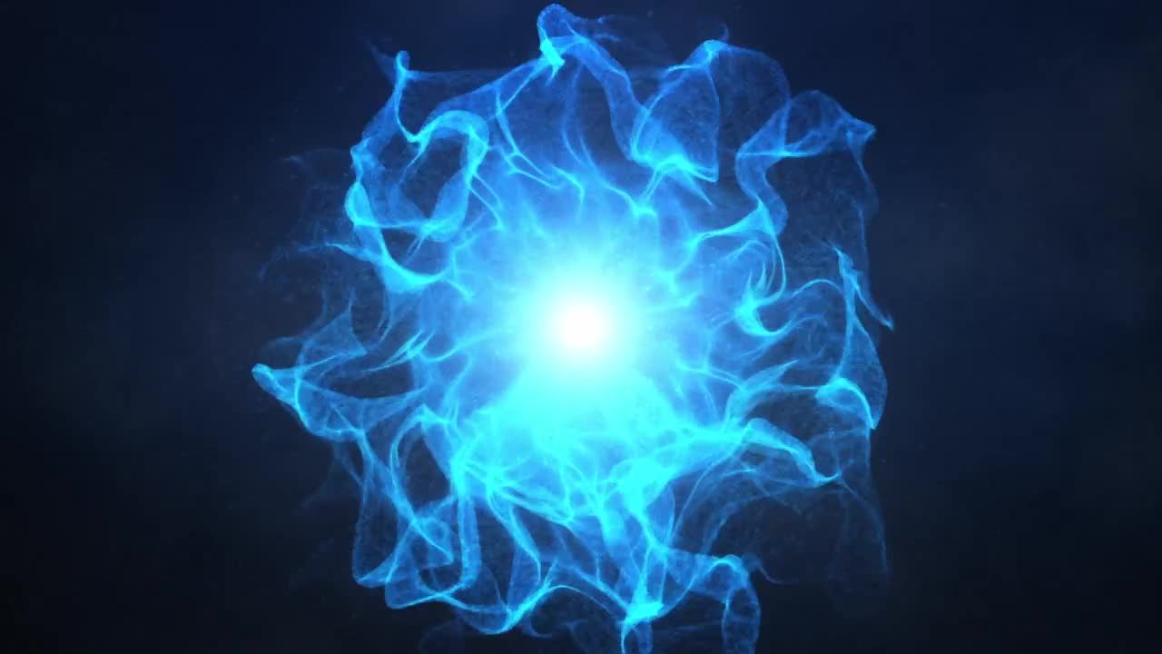 优雅的花粒徽标显示素材库精选AE模板