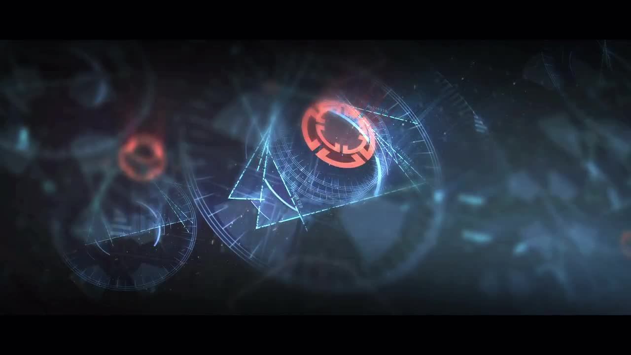 复古的信息图表标志动态动画素材库精选AE模板