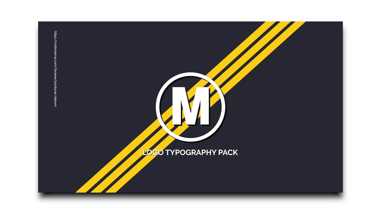 动态动画通用pr徽标场景排版标题