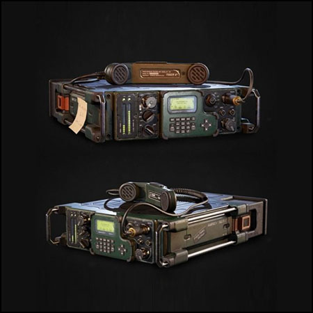 现代军用无线电设备素材之家精选3D模型