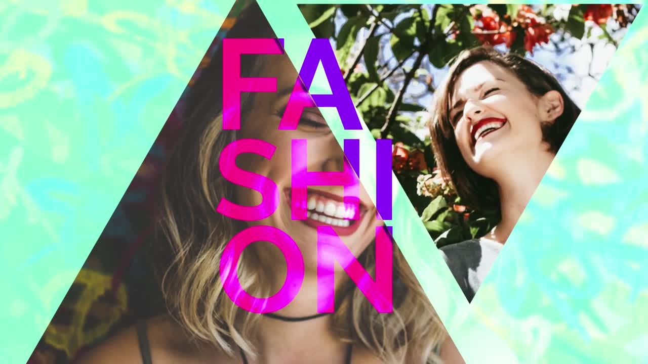 三角形动态动画精彩视频快速过渡素材库精选AE模板