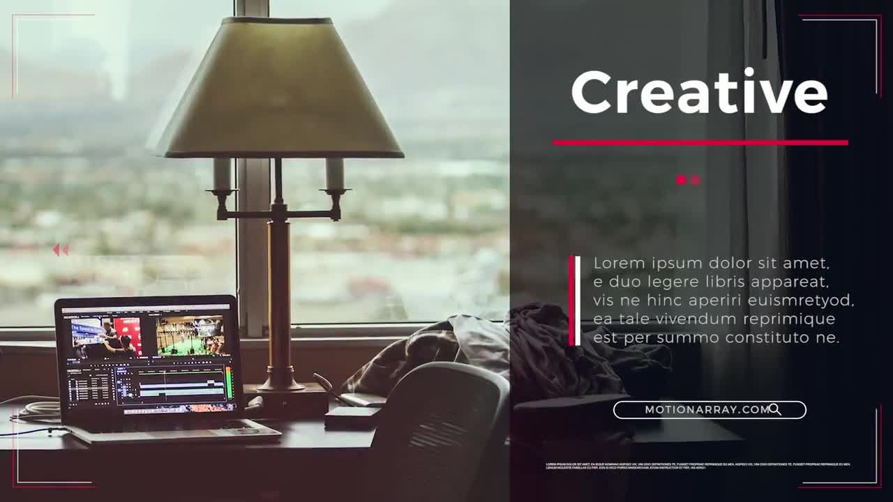 设计巧妙的企业宣传动画片头素材库精选pr模板