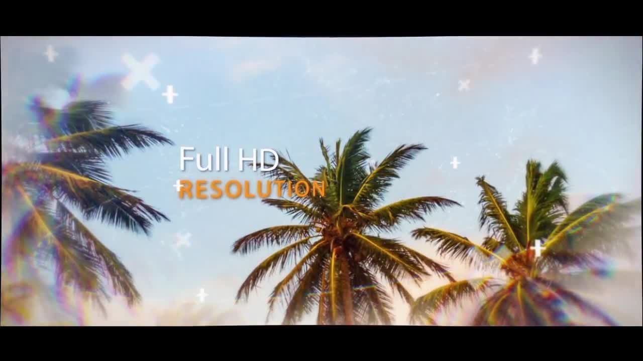 水彩效果电影幻灯片素材库精选AE模板