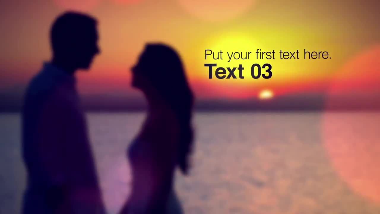 缓慢移动的摄影作品照片展示素材库精选AE模板