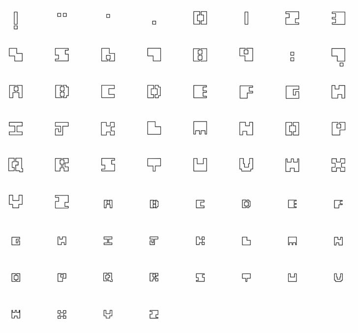 Chunk font插图1 Chunk font插图1