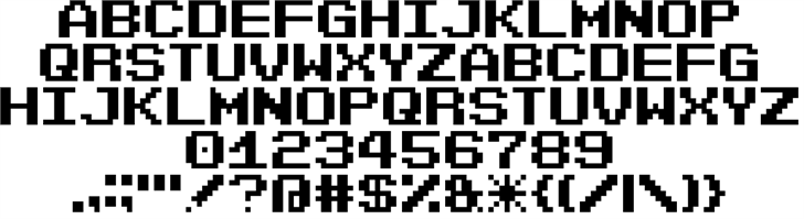 Barcade Brawl font插图2