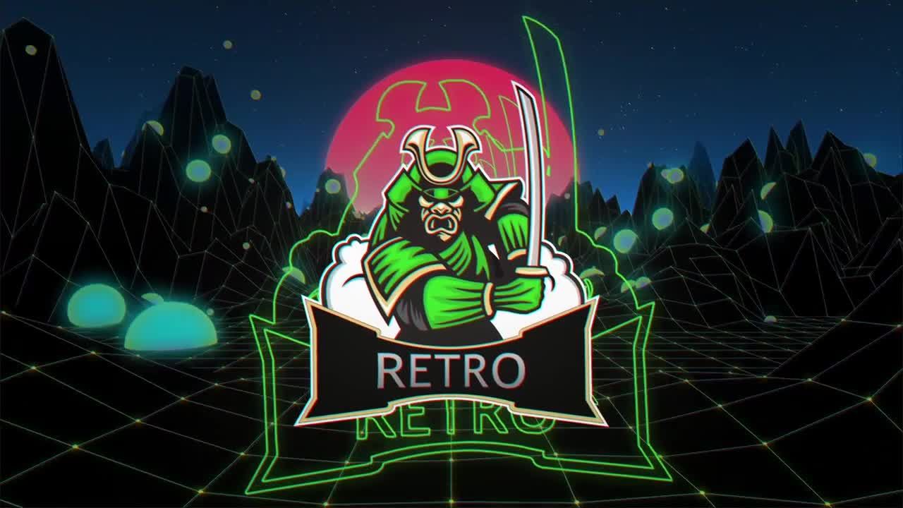 80年代复古徽标素材库精选AE模板