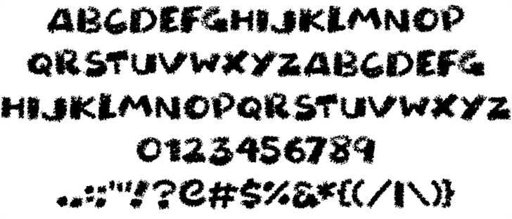 Chunky Chalk font插图1