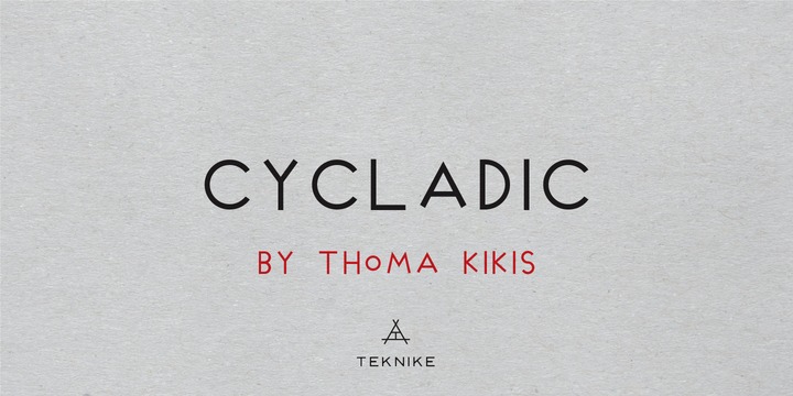 Cycladic Font Family插图