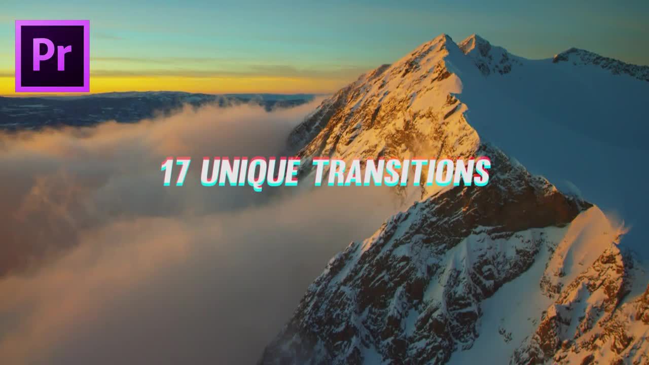 17个平滑扭曲过渡素材库精选pr模板