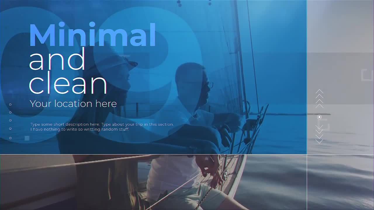 旅行时间表介绍业务演示素材库精选AE模板