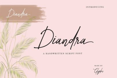 Diandra Signature font素材之家精选英文字体