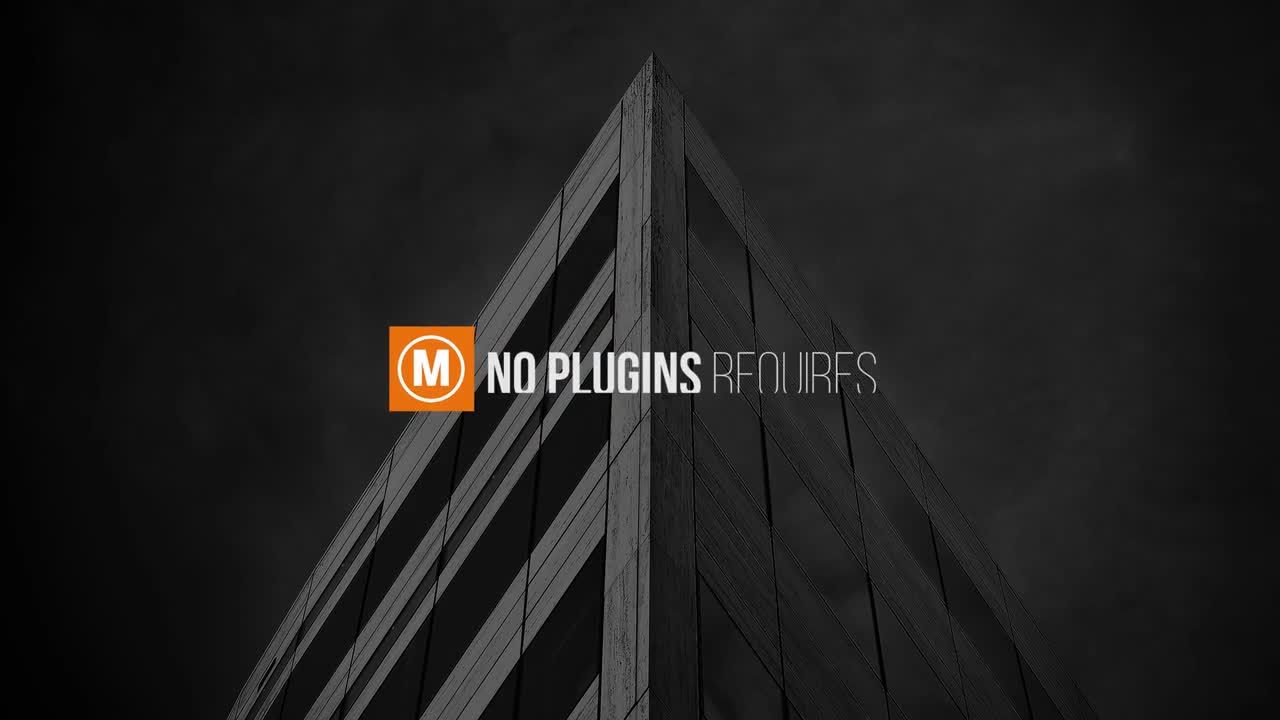 现代完美的文字标题模动画素材库推荐PR模板