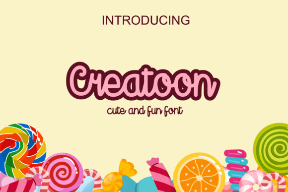 Creatoon Font素材之家精选英文字体