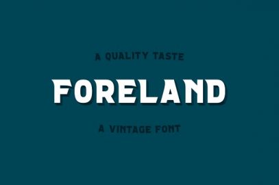 FORELAND | Vintage Font素材之家精选英文字体