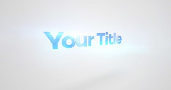 旋转字幕特效素材库精选PR模板 Clean Tech Title