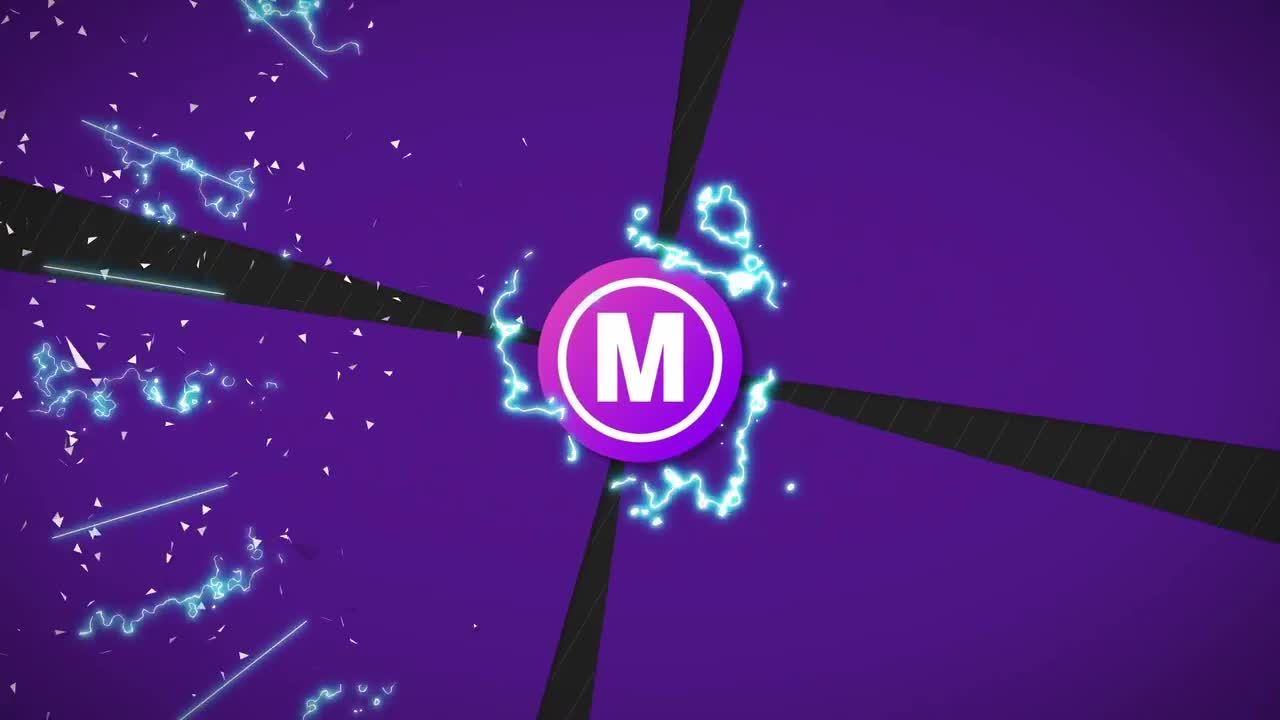 活力快速原创外观时尚动画徽标展示素材库精选AE模板