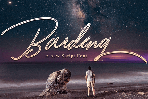 Bardeng font素材之家精选英文字体