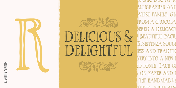 Gianduja Font Family插图4