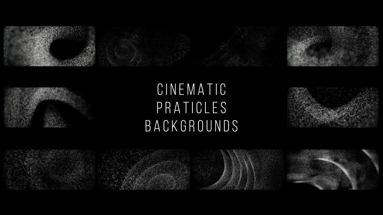 粒子效果电影介绍素材库精选AE模板