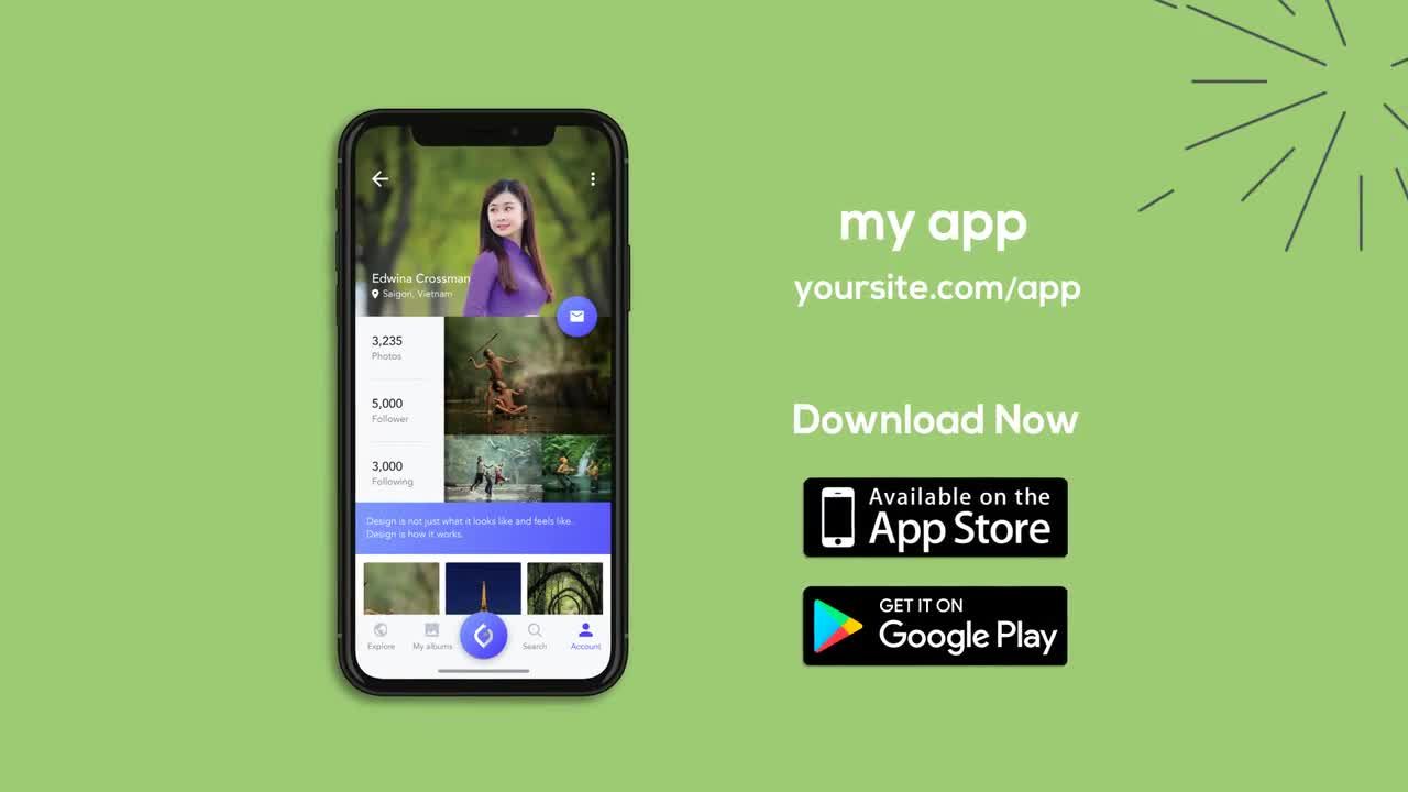 手机应用程序演示推广宣传视频素材库精选AE模板