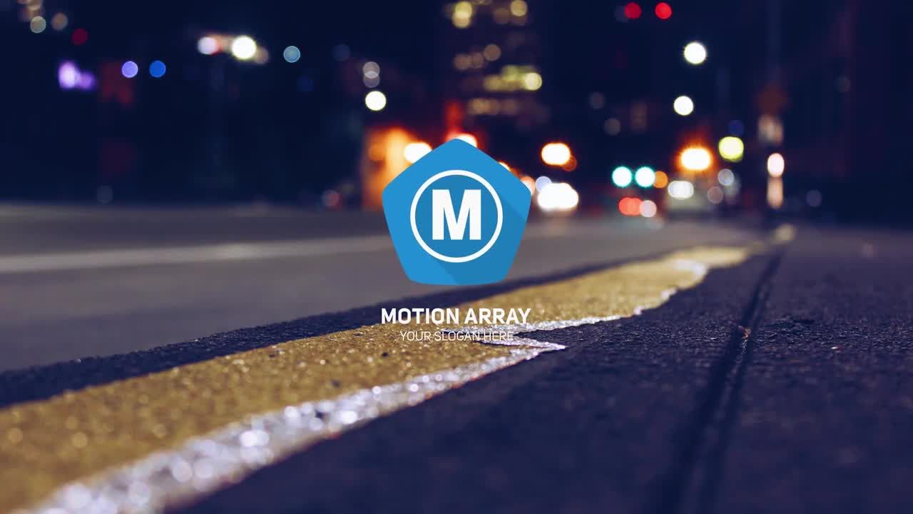 扁平标志显示素材库精选AE模板