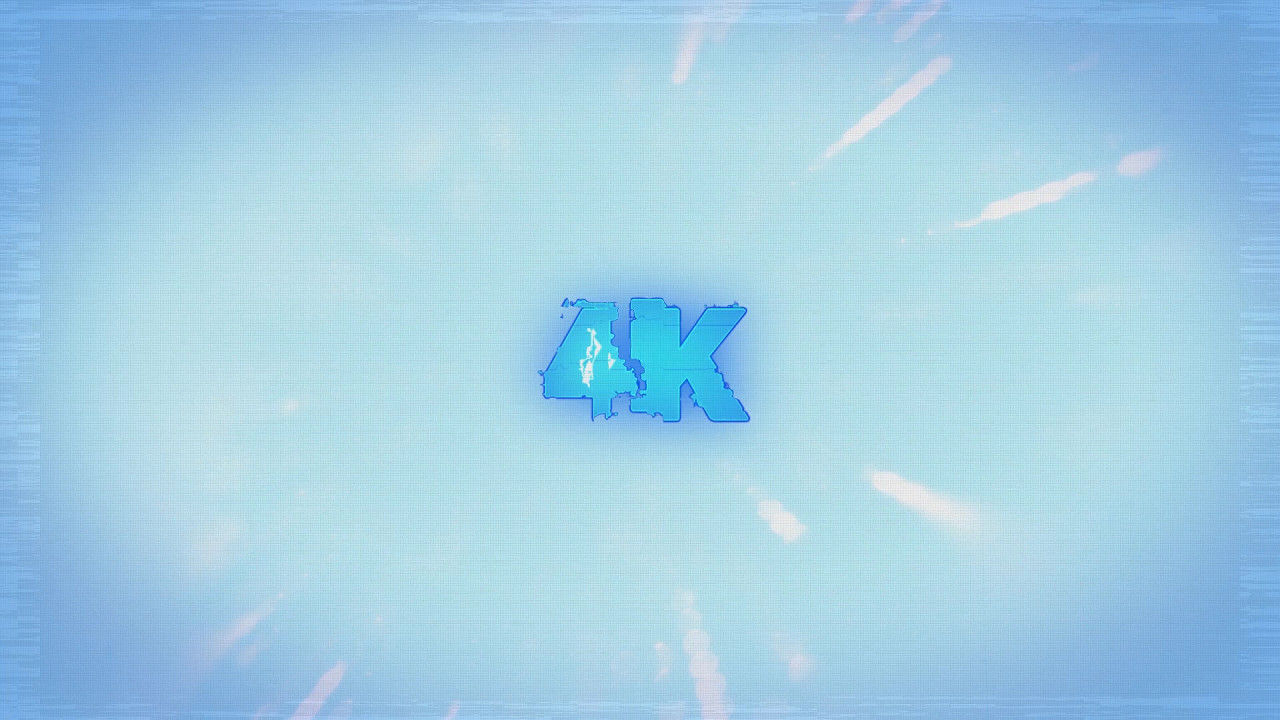 动态动画霓虹灯扭曲效果显示徽标素材库精选AE模板