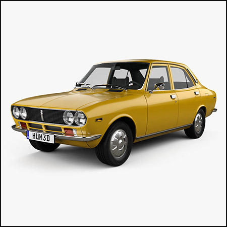 马自达 Capella (616) 轿车 1974 汽车素材之家精选3D模型