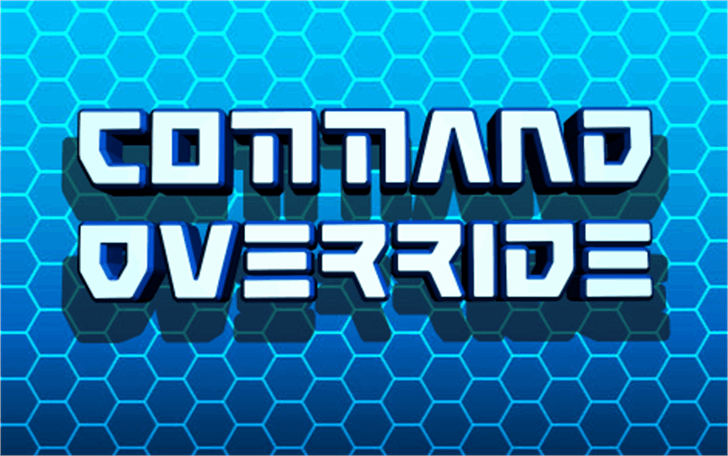 Command Override font插图 Command Override font插图