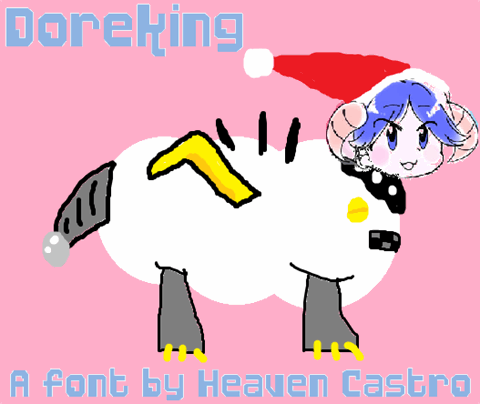 Doreking font素材之家精选英文字体