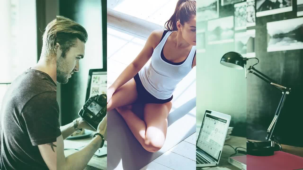 10个易于使用的优雅过渡素材库精选PR模板