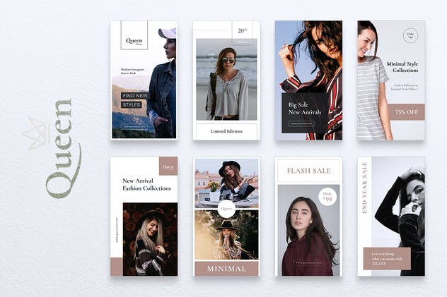 Instagram社交媒体广告设计模板素材库精选 QUEEN Instagram Story插图(5)