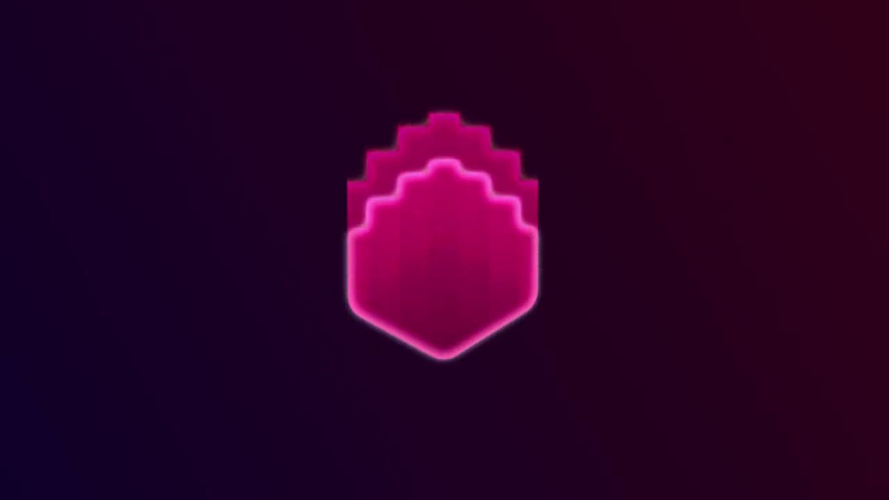 时尚活力的动画电子徽标素材库精选AE模板